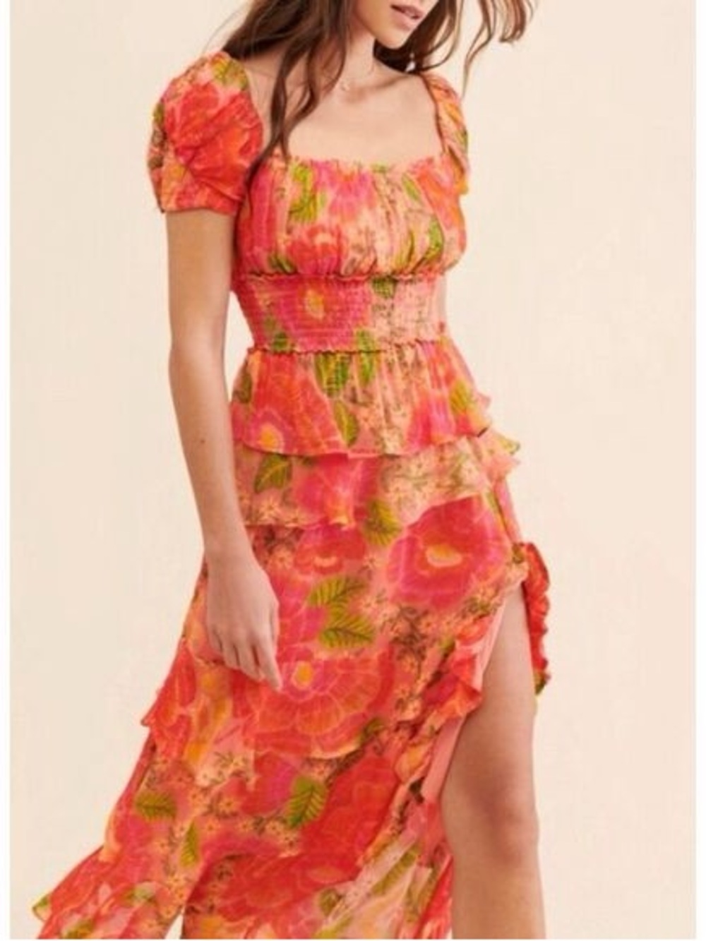 Farm Rio Blooming Floral Maxi Dress XL
